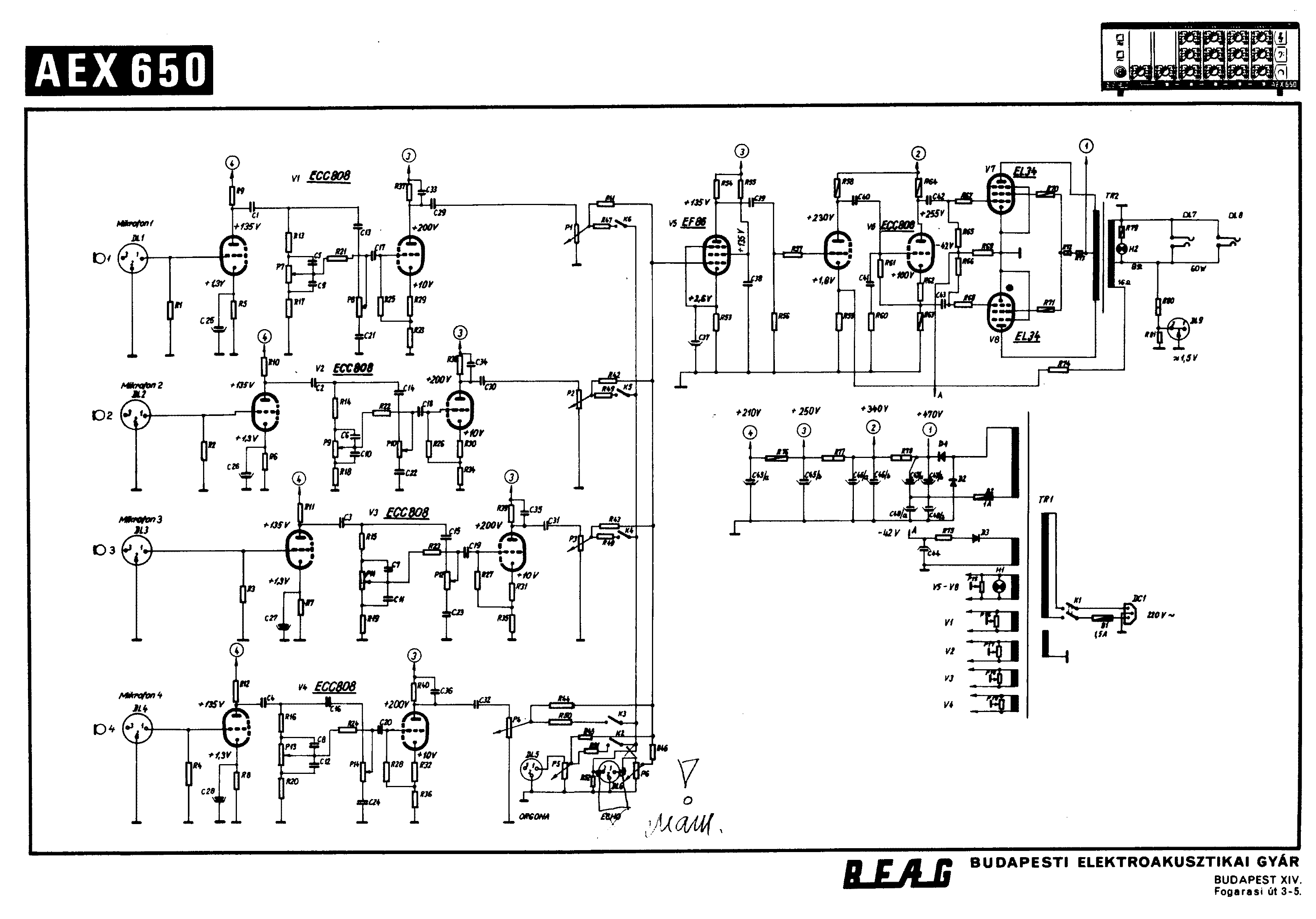 Схема beag aex 250